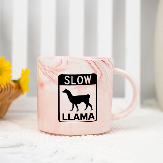 Phish Slow Llama Marble Mugs