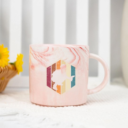 Vintage Baseball Catchers Baseball Catcher Softbal Marble Mugs