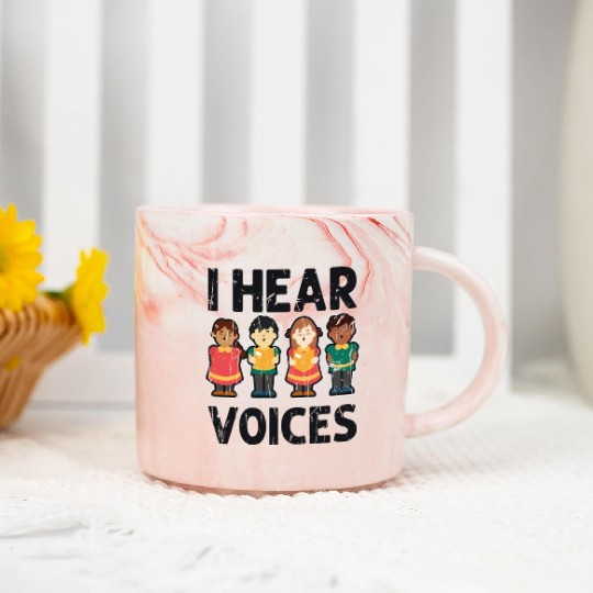 I hear voices - orchestra Marble Mugs