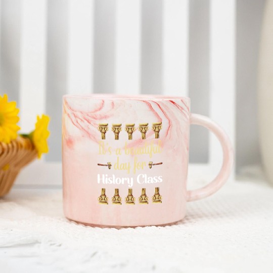 I Teach History Teacher Marble Mugs