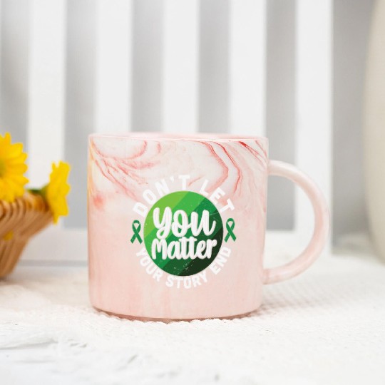 Don't Let Your Story End You Matter Marble Mugs