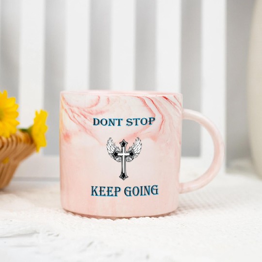 keep going Marble Mugs