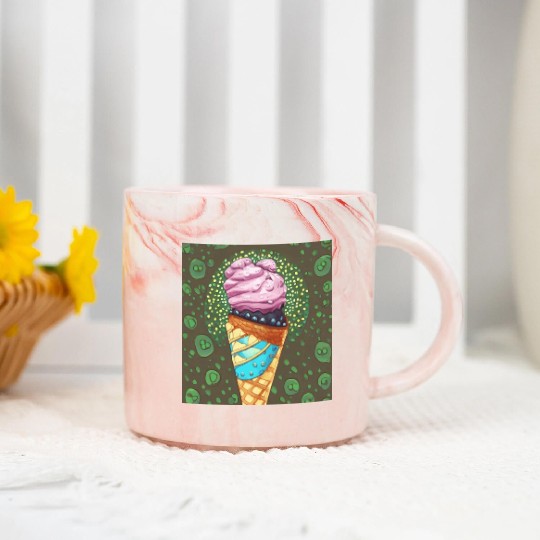 ice cream Marble Mugs
