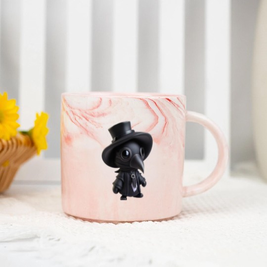 Plague Doctor Killer Marble Mugs