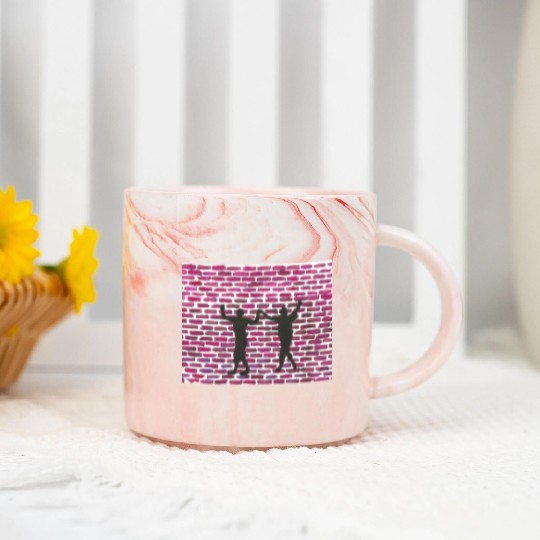 Black magic holyhock online by Yeshaya Dank Marble Mugs