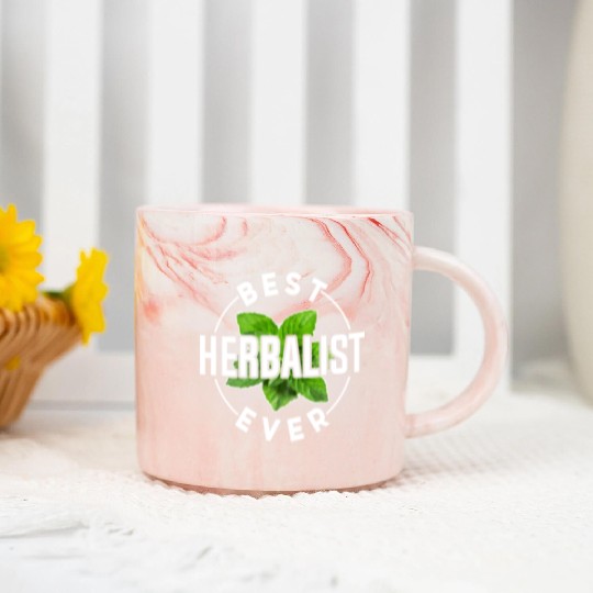 Best Herbalist Ever Herbs Herbalism Herb Marble Mugs