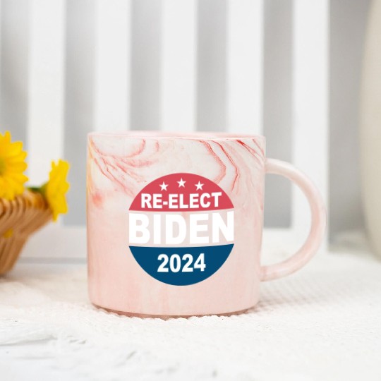 Re-Elect Joe Biden 2024 Democrats Marble Mugs