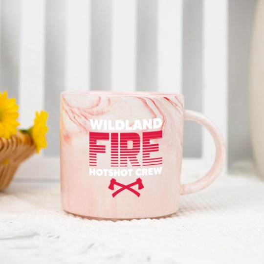 Wildland Fire Hotshot Crew Marble Mugs