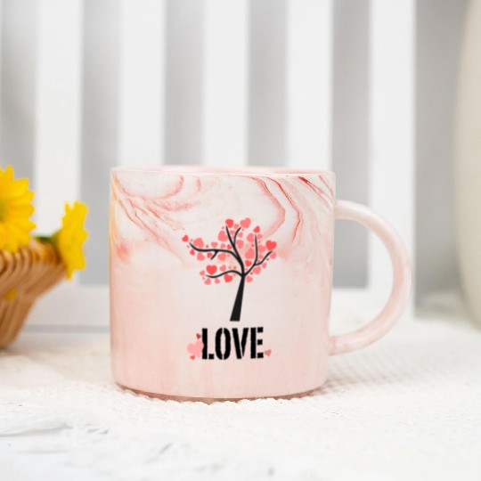 Valentine's Love Tree! Marble Mugs