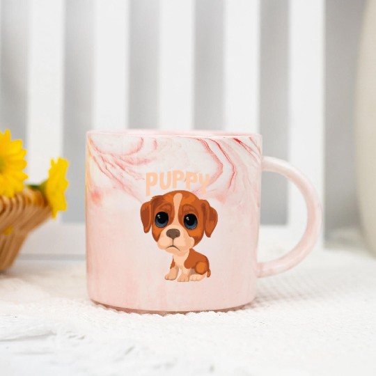 Beagle Cute Puppy Dog Owners Pet Lover Gift Ideas Marble Mugs