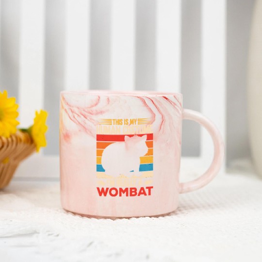 Combat Wombat For A Wombats Lover Marble Mugs