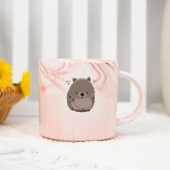 Combat Wombat For A Wombats Lover Marble Mugs