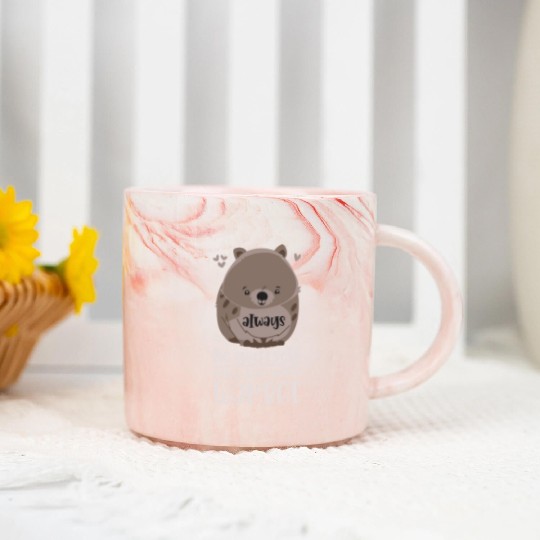 Combat Wombat For A Wombats Lover Marble Mugs