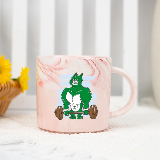 Pumping hulk. Gym Marble Mugs