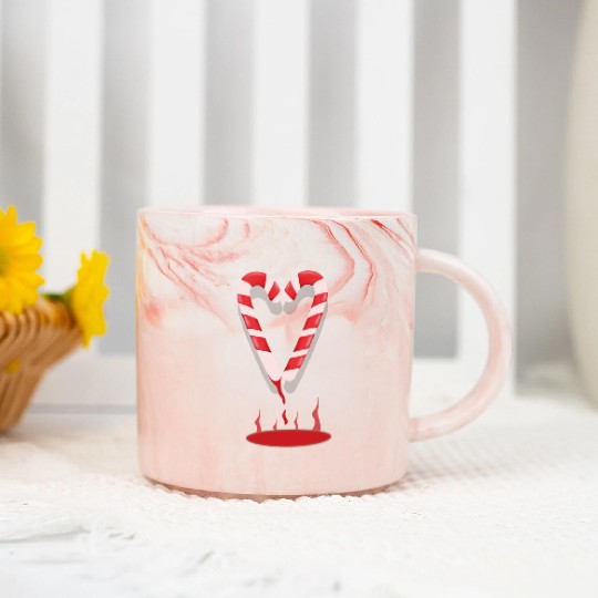 Christmas candy Marble Mugs