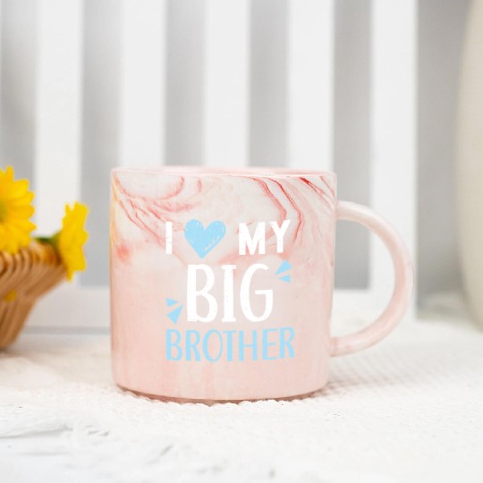I Love My Big Brother Best Bro Ever Brotherhood Marble Mugs