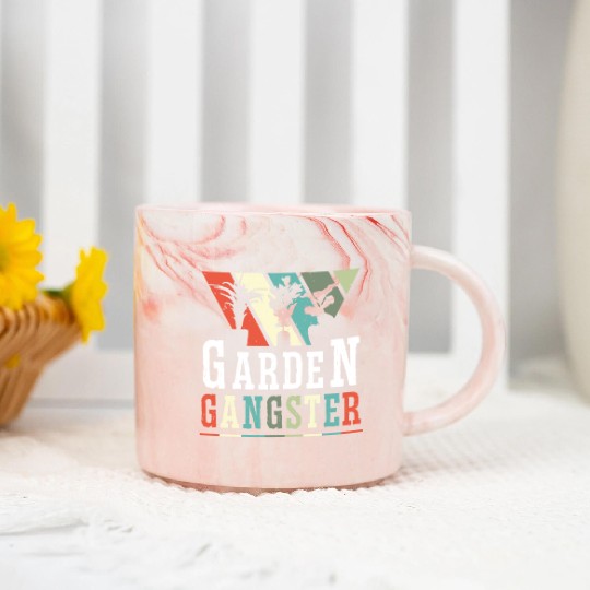 GARDEN GANGSTER I Plants Gardener Gardening Marble Mugs
