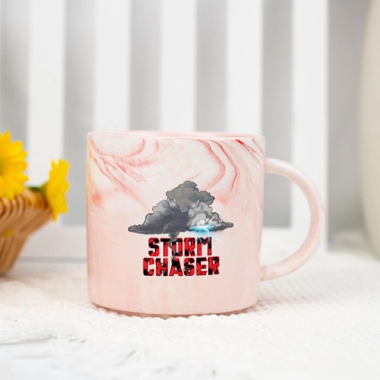 Storm Chaser Tornado Marble Mugs