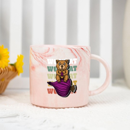 Wombat Onion - Wombat Onion Marble Mugs