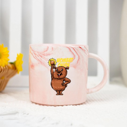 Wombat Onion - Wombat Onion Marble Mugs