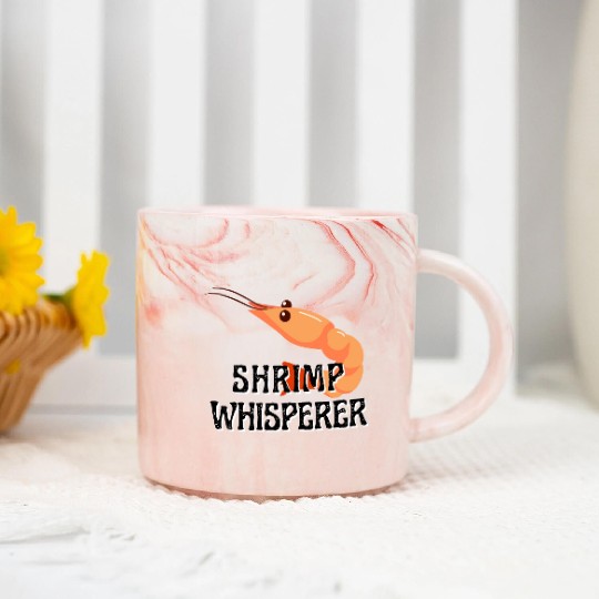Shrimp Whisperer - Funny Shrimps Lover Marble Mugs