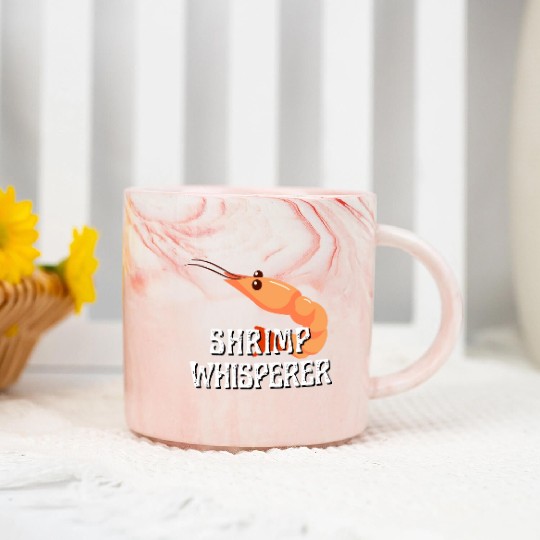 Shrimp Whisperer - Funny Shrimps Lover Marble Mugs