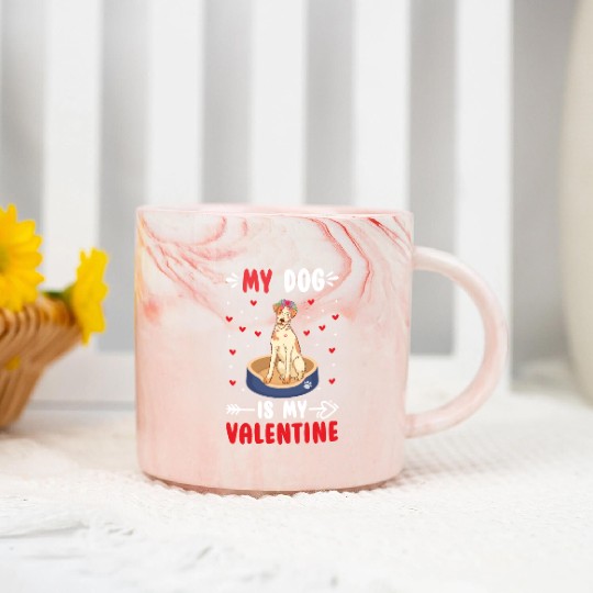 My Dog Is My Valentine. Gifts that you need. If yo Marble Mugs
