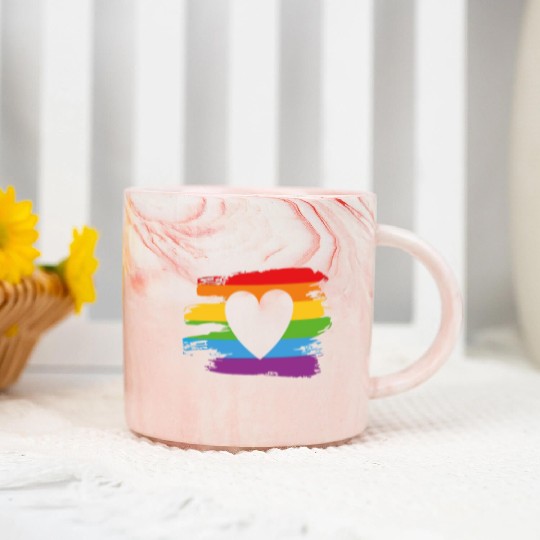 love is love Marble Mugs