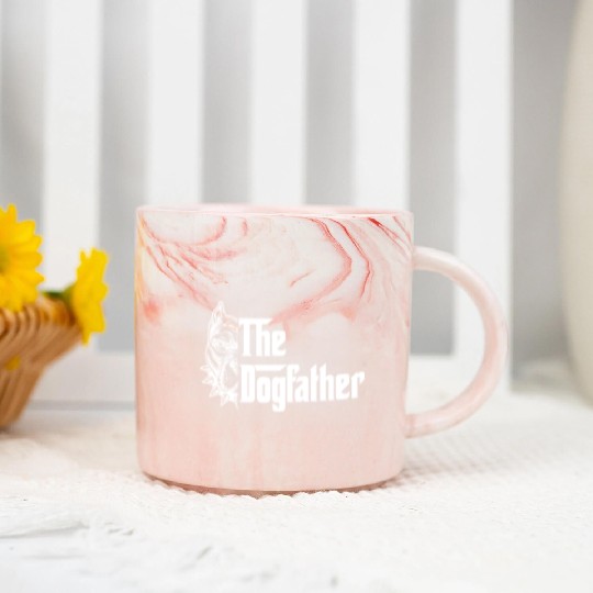 The Dogfather Marble Mugs
