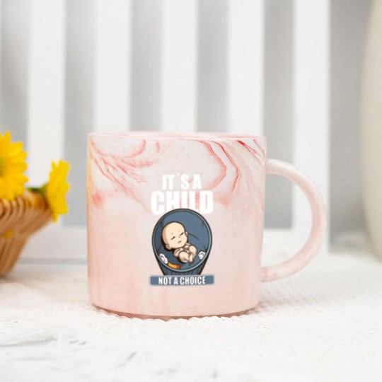 Anti Abortion Conservative Pro Life Sign Gift Marble Mugs
