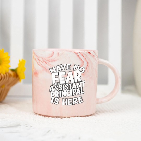 Assistant Principal Back School Teacher Principal Marble Mugs