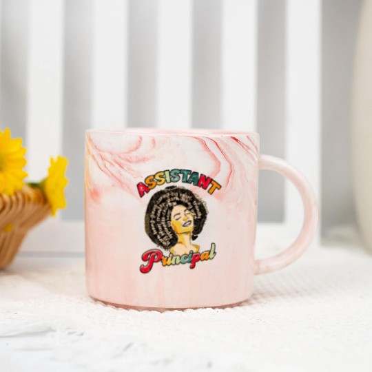 Assistant Principal Back School Teacher Principal Marble Mugs
