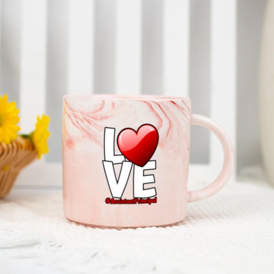 Assistant Principal Back School Teacher Principal Marble Mugs