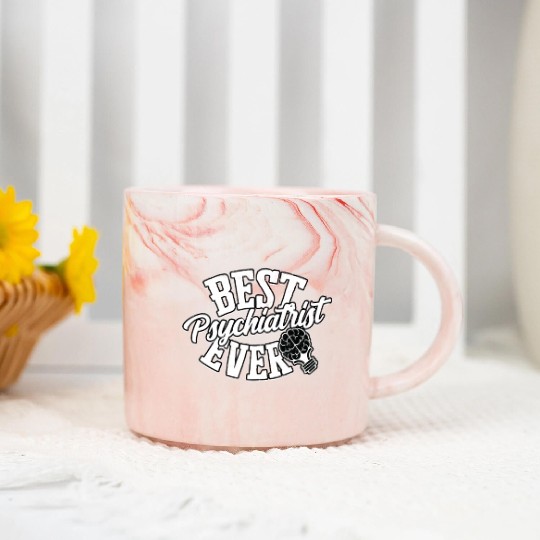 Psychiatrist Psychology Therapist Psychologist Marble Mugs