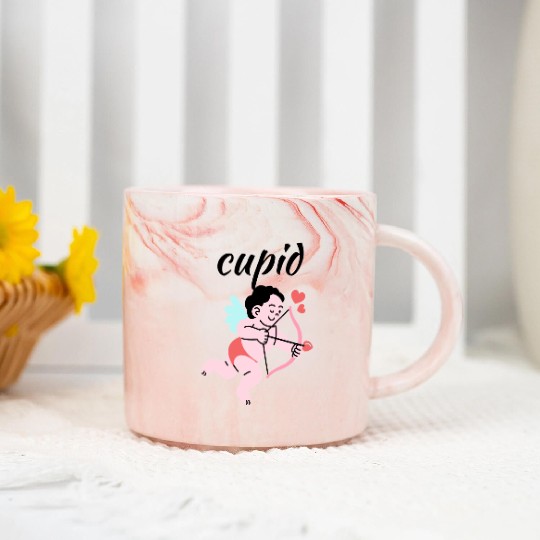 Valentine's day cupid Marble Mugs