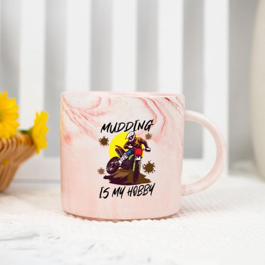 Dirt Bike Dirt Bike Riding Motocross Dirt Biking Marble Mugs