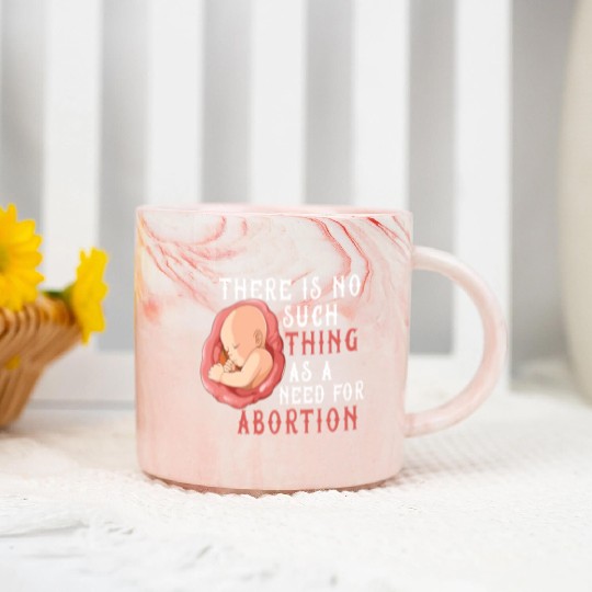 Anti Abortion Pro Life Conservative Gift Idea Marble Mugs