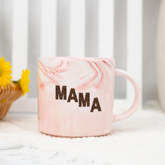 Mama Mommy Mom Bruh Marble Mugs