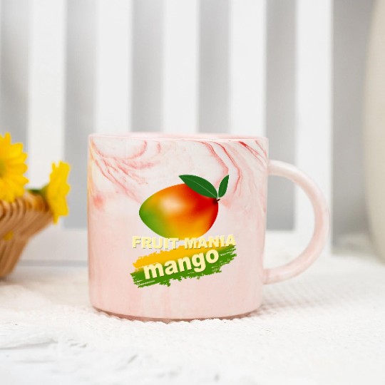 FRUIT MANIA MANGO Marble Mugs
