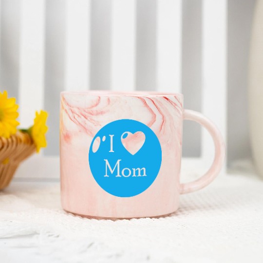 mothers day, mother, best mom ever, mother goose d Marble Mugs