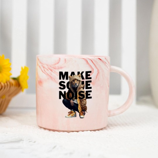 Marble Mugs Make Some Noise Music Urban Animal Cheetah