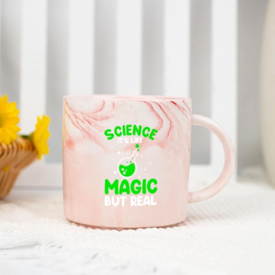Cool Science For Men Women Science Is Real Magic Marble Mugs