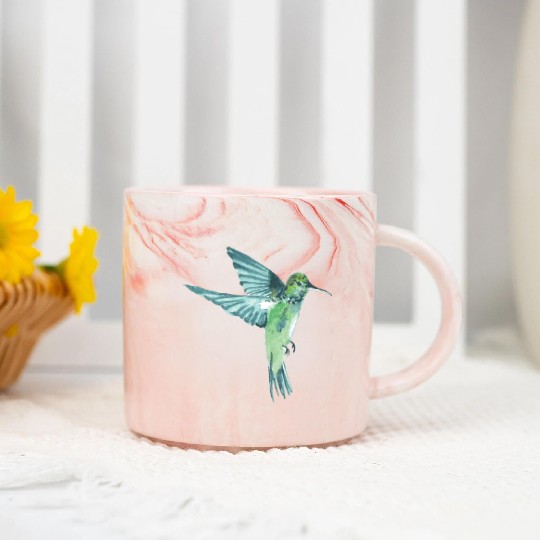 Hummingbird Marble Mugs