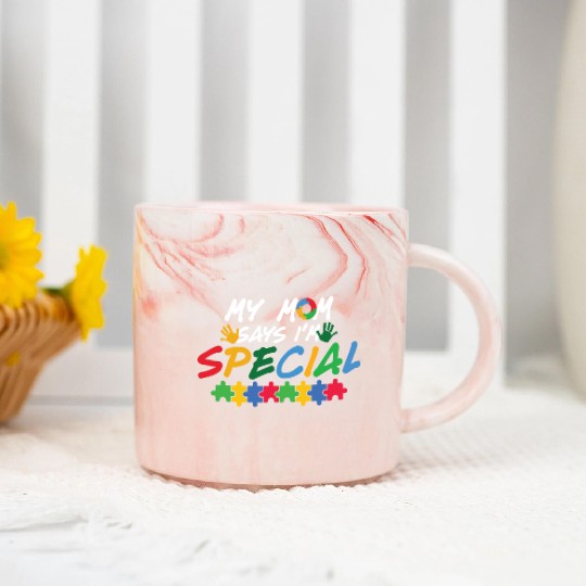 Autism Awareness Special Education Movement Gifts Marble Mugs