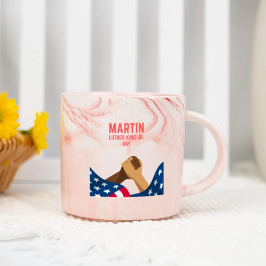Martin Luther king jr. day Marble Mugs