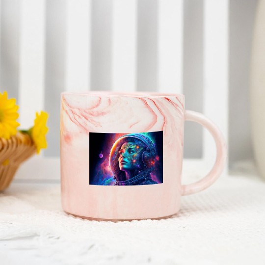 Psychedelic Astronauts 2 Marble Mugs