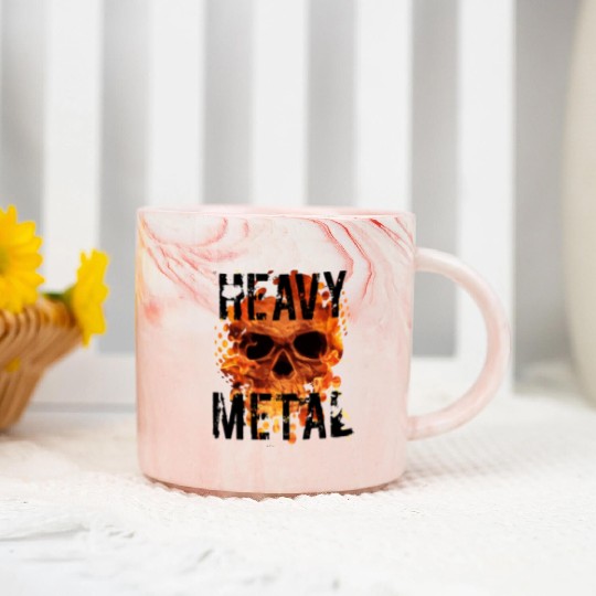 Heavy metal Marble Mugs