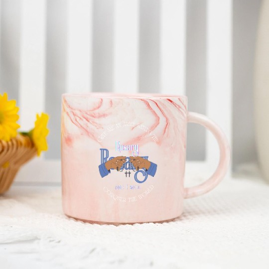 Give me an army saying the Rosary ....Pope Pius IX Marble Mugs