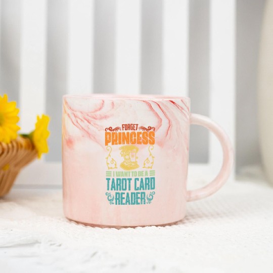 Forget Princess Vintage Tarot Card Reading A Marble Mugs