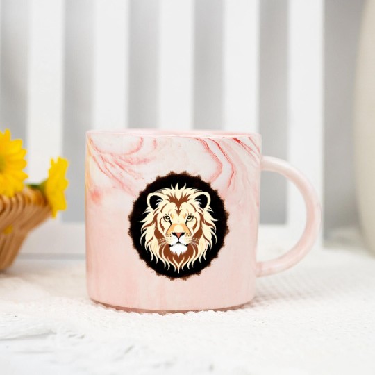 Royal Cartoon Lion - King of the Jungle 20 Marble Mugs